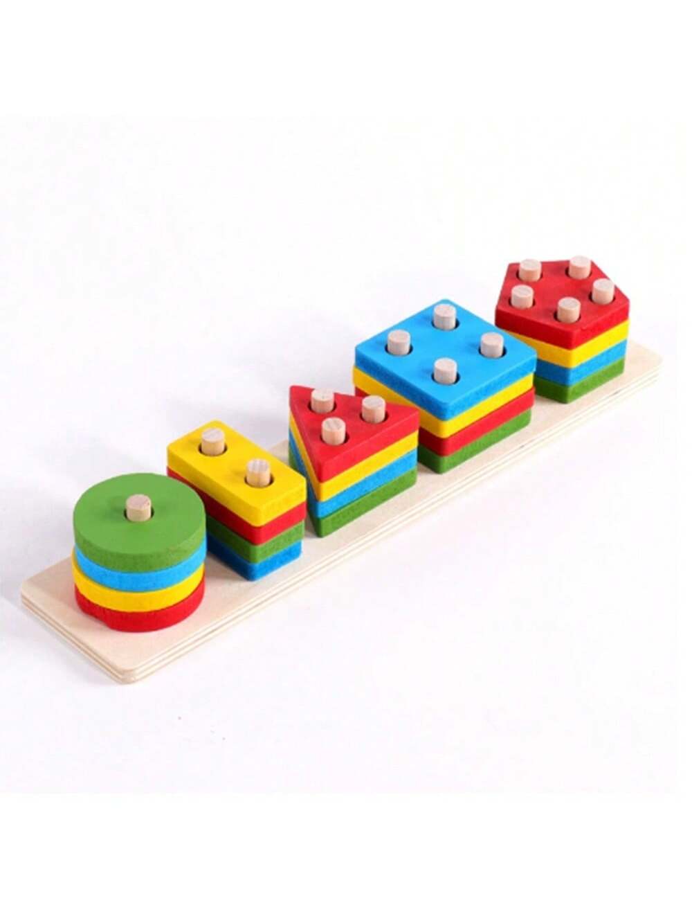 لغز هندسي خشبي للديكور الكريسماسي، لعبة تطابق للمع...