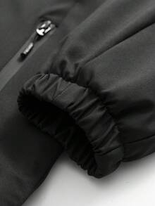 男士冬季滑雪服，防水防风保暖内衬可拆卸连帽保暖冬装，适合滑雪、徒步、露营、登山等户外活动，抓绒面料