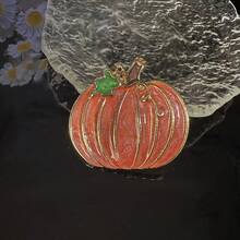 1 szt. Modna broszka z dynią na Halloween dla kobiet, elegancka, świąteczna dekoracja na imprezę, broszka, biżuteria, akcesoria kostiumowe, zawieszki do torebek, akcesoria biurowe