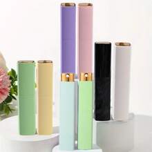 1 pièce Flacon de voyage carré rechargeable de 10 ml pour parfum, contenant cosmétique portable, sans odeur, sans PVC, vaporisateur rotatif pour parfum et brume faciale