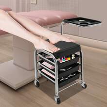 YUNRUX Storage Island & Carts - Black - View 8