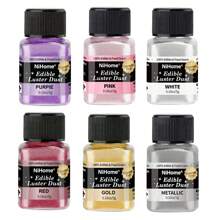 Edible Glimmer Powder Glitter Luster Dust Food Decorating Sprinkle Glimmery Dust For Drink Wine Beverage Cake Candy Dessert Bakery Restaurant Vegan