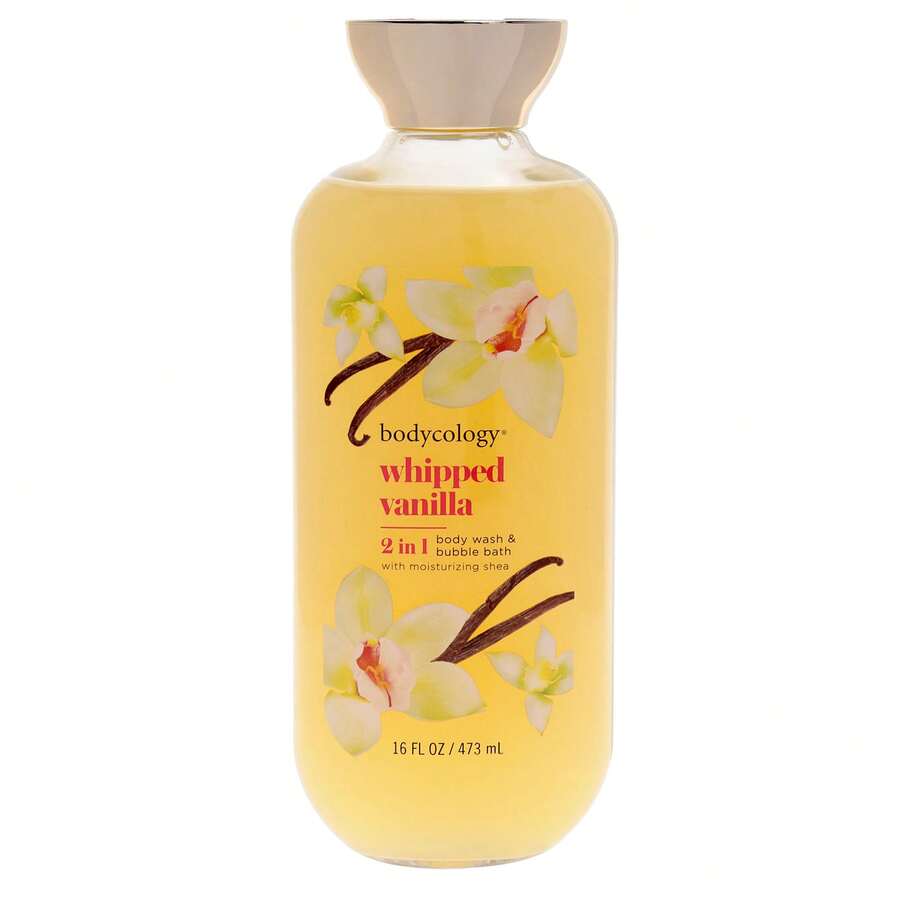2 In 1 Body Wash And Bubble Bath - Whipped Vanilla By Bodycology For Women - 16 Oz Body Wash - 白色 - 查看 1