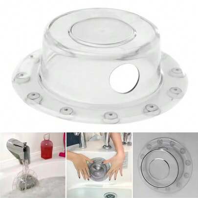 3pcs Bathtub Overflow Drain Cover Suction Cup Seal Bathtub Stopper For Bath