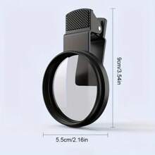 1pc Universal Anti-Reflection CPL Polarizing Filter For Smartphone And DSLR Cameras, Compatible With Various Devices, No Battery Required, Glare Reduction