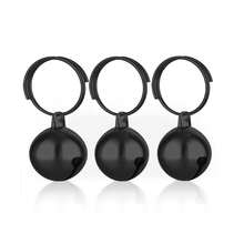 3 件装狗铃铛吊坠配件，圆形宠物项圈铃铛，用于训练狗狗，1 英寸尺寸（浅金色、玫瑰金、银色、黑色） - 金色 - 查看 15