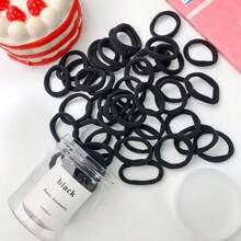 50 Peças Conjunto de Elásticos de Cabelo Sem Costura - Elásticos de Cabelo Elásticos Macios e Antiderrapantes para Mulheres, Suporte de Rabo de Cavalo Diário, Acessórios de Cabelo de Verão em Quantidade para Academia, Ioga, Festa na Praia (Rosa), Suportes de Rabo de Cavalo, Elásticos de Cabelo, Fitas de Borracha para Cabelo, Corda de Cabelo