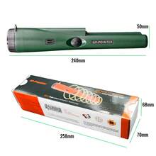 [360° Metal Detector] 360° Precision Metal Detector Wand, Easy One-Button Operation, With LED And Vibration Alarm, Detects Coins, Jewelry And Gold. 9V Battery (Battery Not Included) - Best Gift For Christmas And Father's Day. - Multicolor - View 12