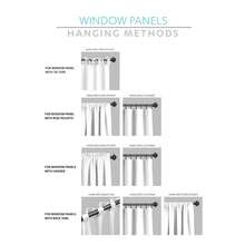 LUSH DECOR Dolores Light Filtering Window Curtain Panels Blue 52x95+2 Set Halloween-Fall Decor-Room Decor - 藍/綠 - 查看 10