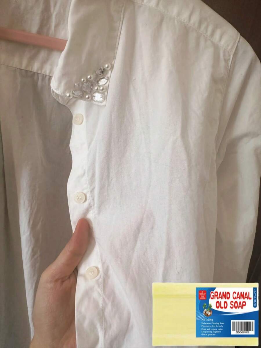 Jabón de lavandería, limpiador de ropa para manchas de aceite, moho, ropa interior, jabón de manos, limpieza profunda, fácil de enjuagar, no irritante
