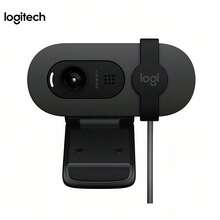Logitech Brio 95 HD Camera, Physical Privacy Cover, Built-In Noise Reduction Microphone, 1080P Autofocus, Online Class Meeting Tool, Plug And Play, No Driver Required
