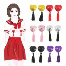 3PCS, Heart-Shaped Nipple Covers And Sexy Women's Lingerie, Customizable Crystal Letters, Personalized Text Available, Sexy Lingerie And Nipple Covers, Best Lingerie For Women. Perfect Gift For Girlfriend, Wife, Family, Valentine's Day Gift