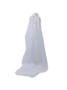 1 件床罩蚊帐，宫廷风格圆形圆顶可折叠蚊帐，适用于婴儿车、婴儿床、床和便携式迷你婴儿床的完美蚊帐（仅蚊帐）