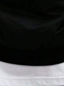 男士时尚印花夹克、休闲棒球夹克、轻便春秋外套、长袖拉链飞行员夹克