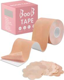 Boobytape Breast Lift,Boob Tape A-G Cup With 10 Disposable Nipple Covers - 1 - 查看 7