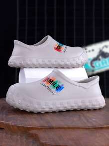 Unisex Waterproof Anti-Slip Work Shoes, Suitable For Kitchen, Garden, And Labor Protection - Grey - View 4