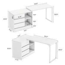 Tribesigns Desks & Workstations - White - View 2