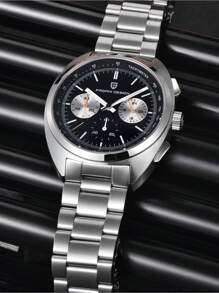 PAGANI DESIGN 2025 Casual Sports Japan VK63 Quartz Men Watch Sapphire Glass Stainless Steel Chrongraph Waterproof Watch For Men PD-1782 - one-size - View 5