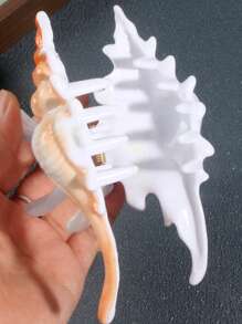 1 szt. Elegancka spinka do włosów z muszlą, modna, wysokiej jakości spinka do włosów, odpowiednia na co dzień, na Dzień Matki, powrót do szkoły, Święto Dziękczynienia, Boże Narodzenie, Nowy Rok, Walentynki, karnawał, prezenty festiwalowe, akcesoria do włosów, spinka do włosów dla kobiet, jesienne akcesoria, jesienno-zimowe stroje wakacyjne dla kobiet