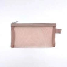 1个透明网状铅笔盒，简约桌面收纳盒，适用于办公和学习用品，可视考试专用铅笔袋，文具 - 彩色 - 查看 10