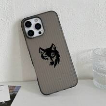 Shockproof And Anti-Fingerprint Corrugated TPU Phone Case (Soft Case), Suitable For IPhone 11, 12, 13, 14, 15, 16 Plus / Pro / ProMax / WLK. - Black - View 1