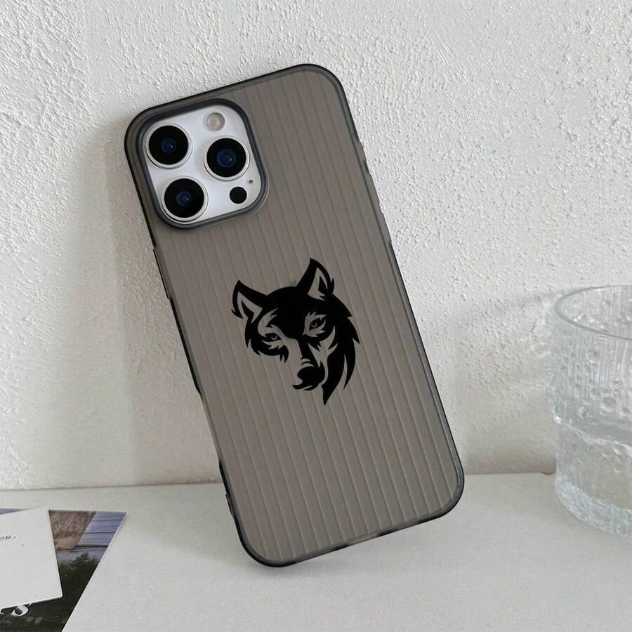 Shockproof And Anti-Fingerprint Corrugated TPU Phone Case (Soft Case), Suitable For IPhone 11, 12, 13, 14, 15, 16 Plus / Pro / ProMax / WLK. - Black - View 1