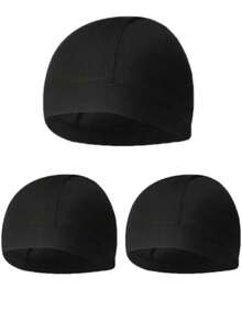 1pc 3PCS 5PCS 10PCS Mesh Helmet Liner Absorb Sweat Skull Cap Quick-Dry Running Sport Beanie For Biker