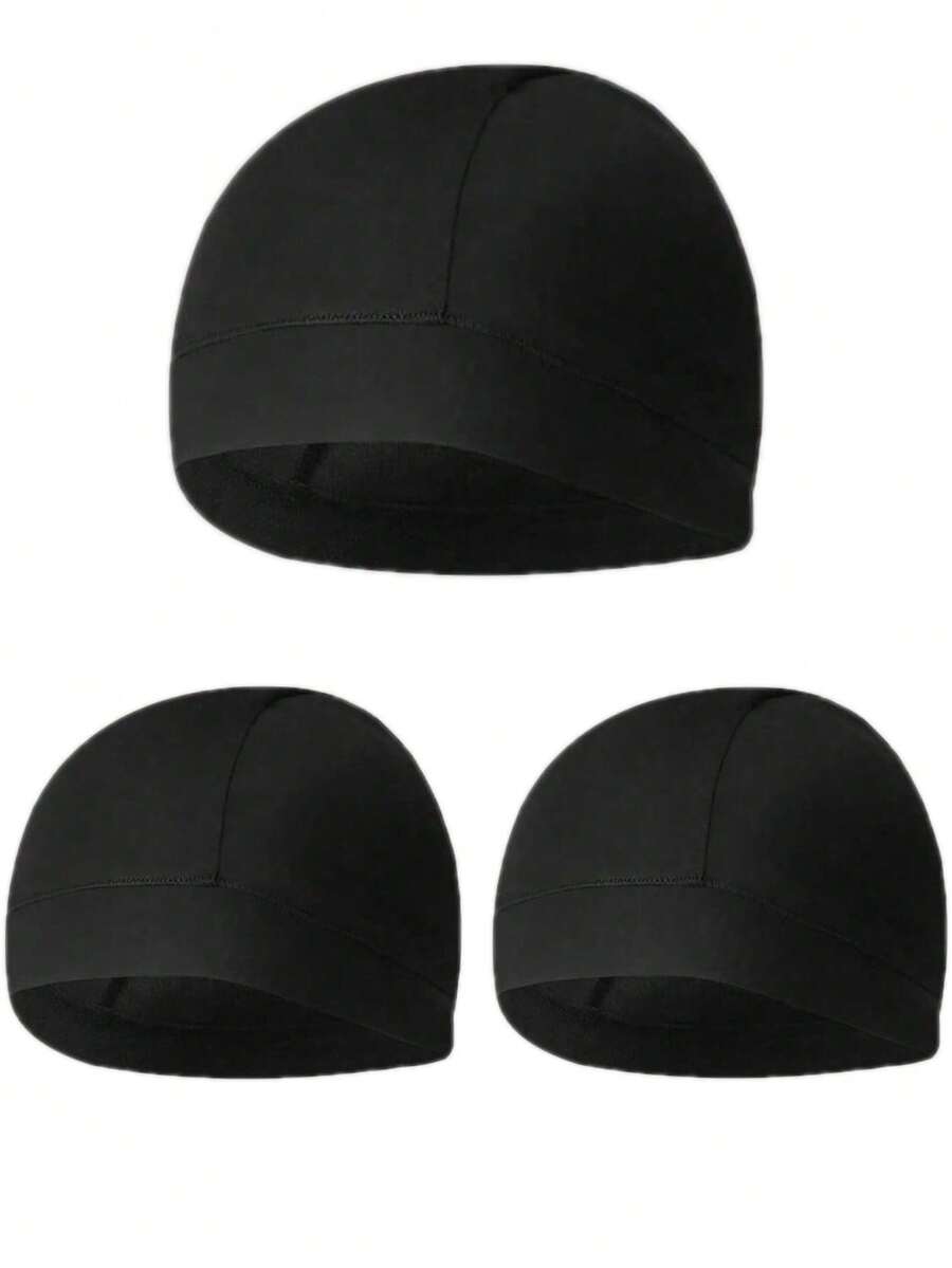 1pc 3PCS 5PCS 10PCS Mesh Helmet Liner Absorb Sweat Skull Cap Quick-Dry Running Sport Beanie For Biker