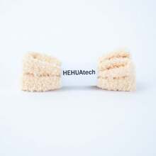 1 Paar bunte, flauschige 1,5 cm breite Plüsch Schnürsenkel für den Alltag