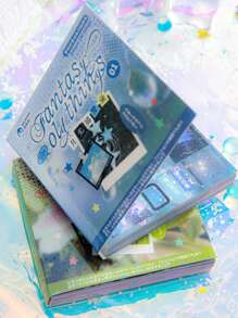 50 Sheets/Bag Sticker Book, Coated Paper Material, Nostalgic Summer Theme Stationery, Planner & Water Bottle Decor Stickers - Multicolor - View 12