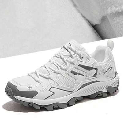 CAMEL CROWN 女士新款户外运动休闲鞋轻便防滑登山鞋