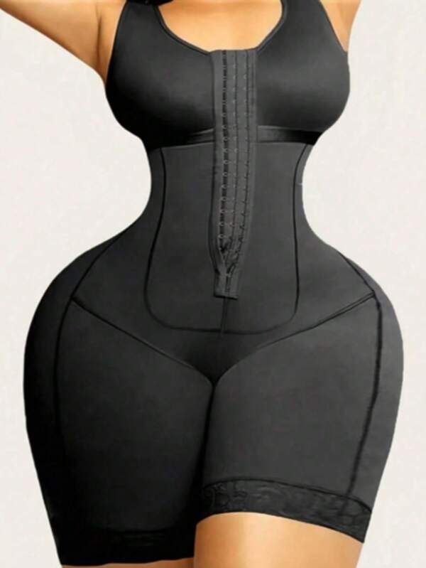 1 قطعة من الملابس الداخلية المشكلة للجسم للنساء من كولومبيا، جمبسوت تحكم في البطن، إغلاق بسحاب، قطع رافعة للأرداف، ملابس داخلية مشكلة للجسم كاملة بضغط عالي، جمبسوت مناسبة للارتداء اليومي وللمناسبات المختلفة