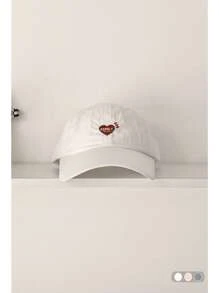 1pc Letter Embroidered Quick-Dry Flat Brim Baseball Cap, Water-Resistant Flat Brim Letter Embroidered Ins Baseball Hat For Men And Women, Sun Protection Skater Hippie Chicks Style - Baseball Cap - View 6