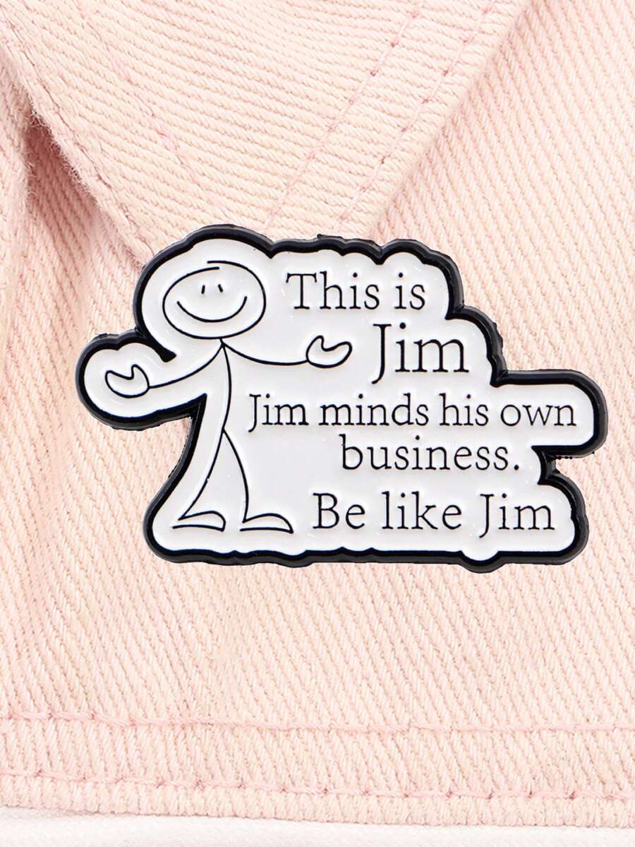 1PC Funny Humor Sarcastic "This Is" Lapel Pins For Backpacks Brooches For Women Quotes Enamel Pin Fashion Jewelry Accessories Gift - Brooch - View 1