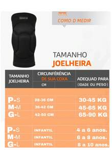 Joelheira De Vôlei Hand Futsal Feminina Masculina Master