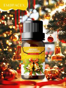EMBRACEX. Aceites esenciales con aroma a Navidad, Aceites con aroma a campana de Navidad, Adecuados para difusor de aromas para el hogar, Fragancia de larga duración, Se pueden usar para hacer velas de Navidad, Crear ambiente navideño, Eliminar olores, Aliviar el estrés, Mejorar el estado de ánimo, Ayudar a dormir, Regalo de Navidad ideal, También adecuado para difusor de coche. - Campanas de Navidad - Ver 12