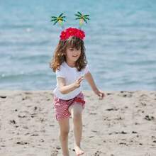 Summer Party Headband Hawaiian Head Boppers Beach Pool Party Hair Hoop Headwear Tropical Hair Decorations 1PCS - Headband-palmTree - View 4