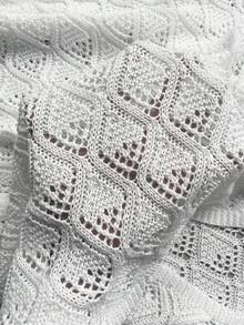 女士时尚优雅性感简约沙滩针织罩衫连衣裙，夏季