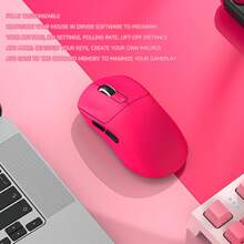 ATTACK SHARK Mouse Sem Fio, Mouse Gamer Attack Shark X3 com Sensor de Jogo PixArt PAW3395, BT/2.4G/Com Fio Macro DPI Médio Mão Leve Várias Cores Opcionais, Presente do Dia dos Namorados Periféricos de Computador