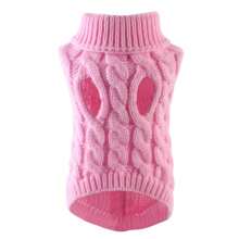 Puppy Dog Sweaters For Small Medium Dogs Cats Clothes Winter Warm Pet Turtleneck Chihuahua Vest Soft Yorkie Coat Teddy Jacket