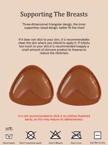 Dwustronne samoprzylepne wkładki do biustonosza Wkładki samoprzylepne do biustonosza Wkładki powiększające piersi Push Up Wielorazowe wkładki usztywniane Ultra Instant Lift