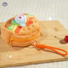 Hasbro 1pc Of  Plush Coin Purse Blind Box - Adorable Cartoon Collectible Surprise Toy For Girls - Gourmet Series Coin Purse Blind Box - View 7