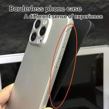 Cute Orange Helmet Piglet Borderless Mobile Phone Case, Suitable For Phone16promax 15promax 14promax 13promax Apple Full Series Adaptation 16Pro/15pro/14Pro/13Pro, Phone16plus, 15plus, 16plus/Phone16/15/14/13/12, Borderless Mobile Phone Case, Experience The Feel Of No Case,Heat Dissipation Phone Case - Silver - View 5