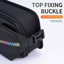 1/2 Cue Billiard Stick Case, Waterproof Oxford Cloth 8-Hole Snooker Cue Carrying Bag