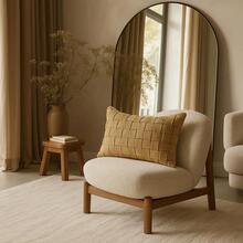 Macrame Baguette Cushion Cover Boho Rustic Nordic 100% Cotton 30CM X 60CM - Chocolate Brown - View 2