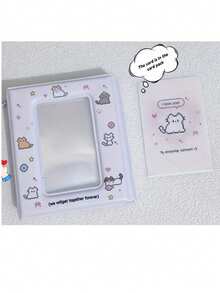 32 口袋偶像照片卡相册 - 可爱的 3 英寸照片夹，带扣封口，适合即时照片和 Lomo 卡 - 彩色 - 查看 18