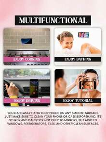 粉色极简吸盘支架大孔糖果纯色手机壳磨砂质感创意防震手机套兼容 11 12 13 14 15 16 Plus 13 Pro Max XR 16 14 Plus 14 Pro Max 13 Pro Mini 17 Air 17 Pro Max防水防摔防刮春季粉彩礼物 - 粉紅色附吸盤 - 查看 8