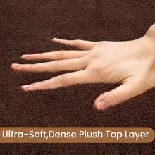 Sour Lemon Carpet  Rugs Living Room Large 120 X 170, Rugs For Bedroom, Washable Area Rugs Anti Slip Fluffy Rug Shaggy  Large Grey Rug Carpets Extra Large Rugs For Living Room BedRoom - Coffee Brown - View 3