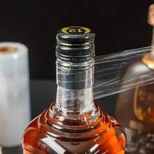 4 rollos de película de envoltura elástica, envoltura de embalaje sin calor, fácil de usar para sellar botellas, frascos y otros materiales de embalaje - Multicolor - Ver 3