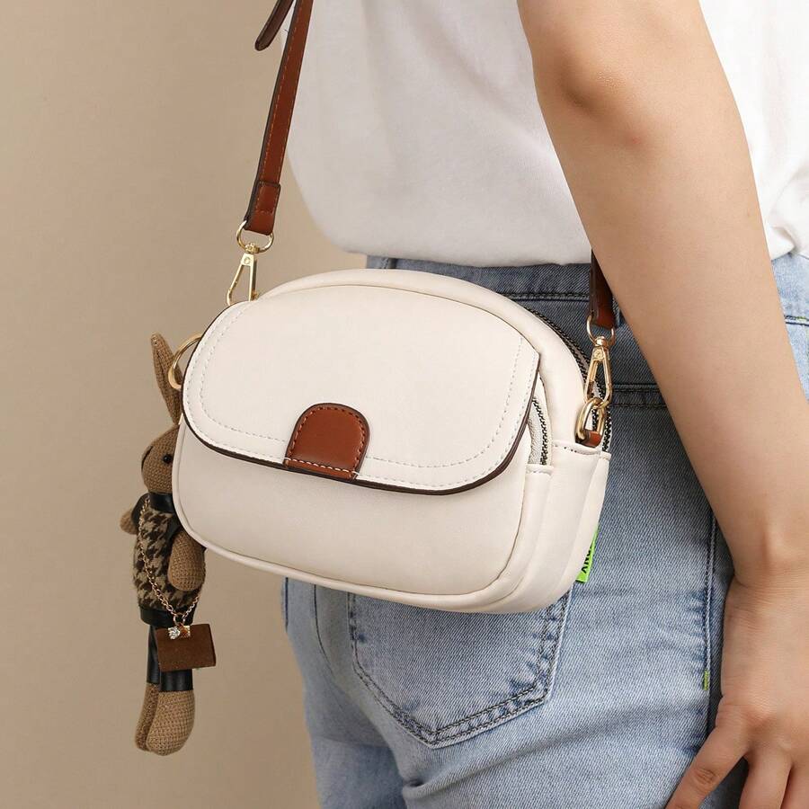 New Women's Crossbody Bag - Soft Leather, Spring-Ready And Versatile, High-Quality Texture, Exclusive Design, Also As A Shoulder Bag